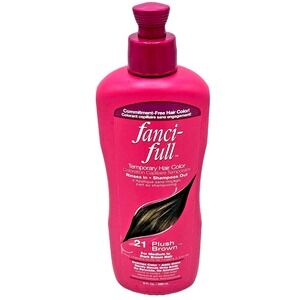 Clairol Fancy Full Plush Brown 21 Temporary Hair Color Rinse 9oz NOS Dye
